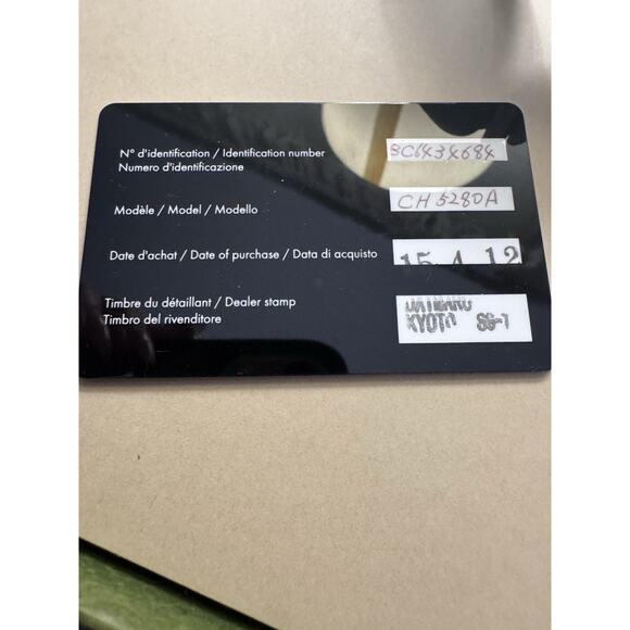 Chanel 5282QA C714s5 Sunglasses Polished Black Oversized Leather Bow w/case - Picture 7 of 11